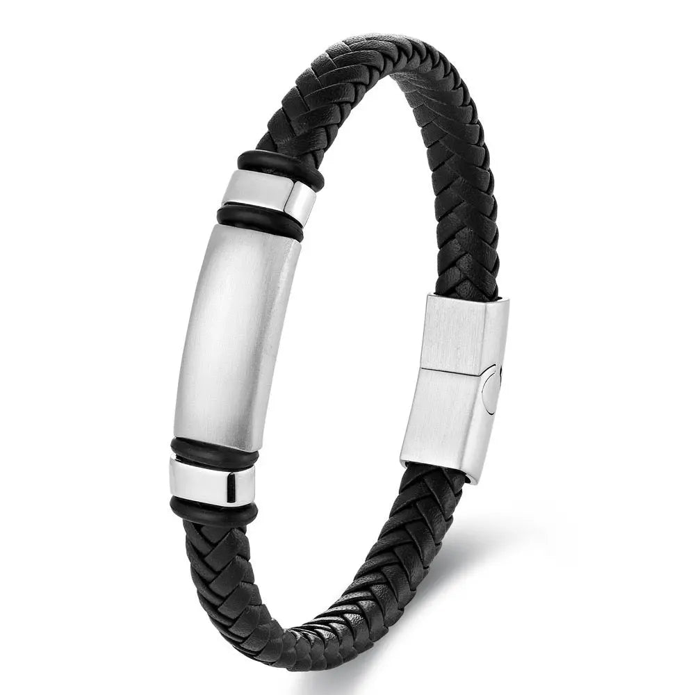 Lynk Men's Leather Cuff